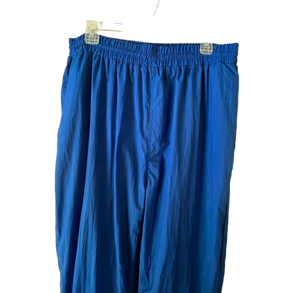 DeLong NWT Men's Track‎ Windbreaker Pants Mesh Lining Blue Size XL